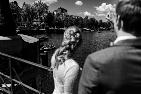 Bruidskapsel mermaid Amsterdam
